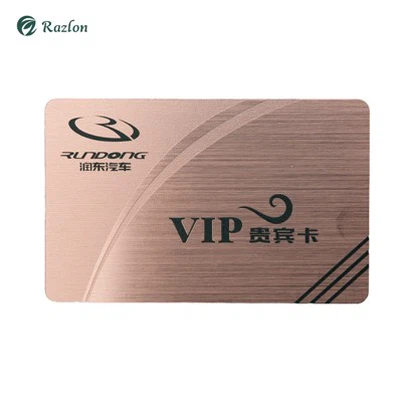 Laser Engraved Stainless Steel Card